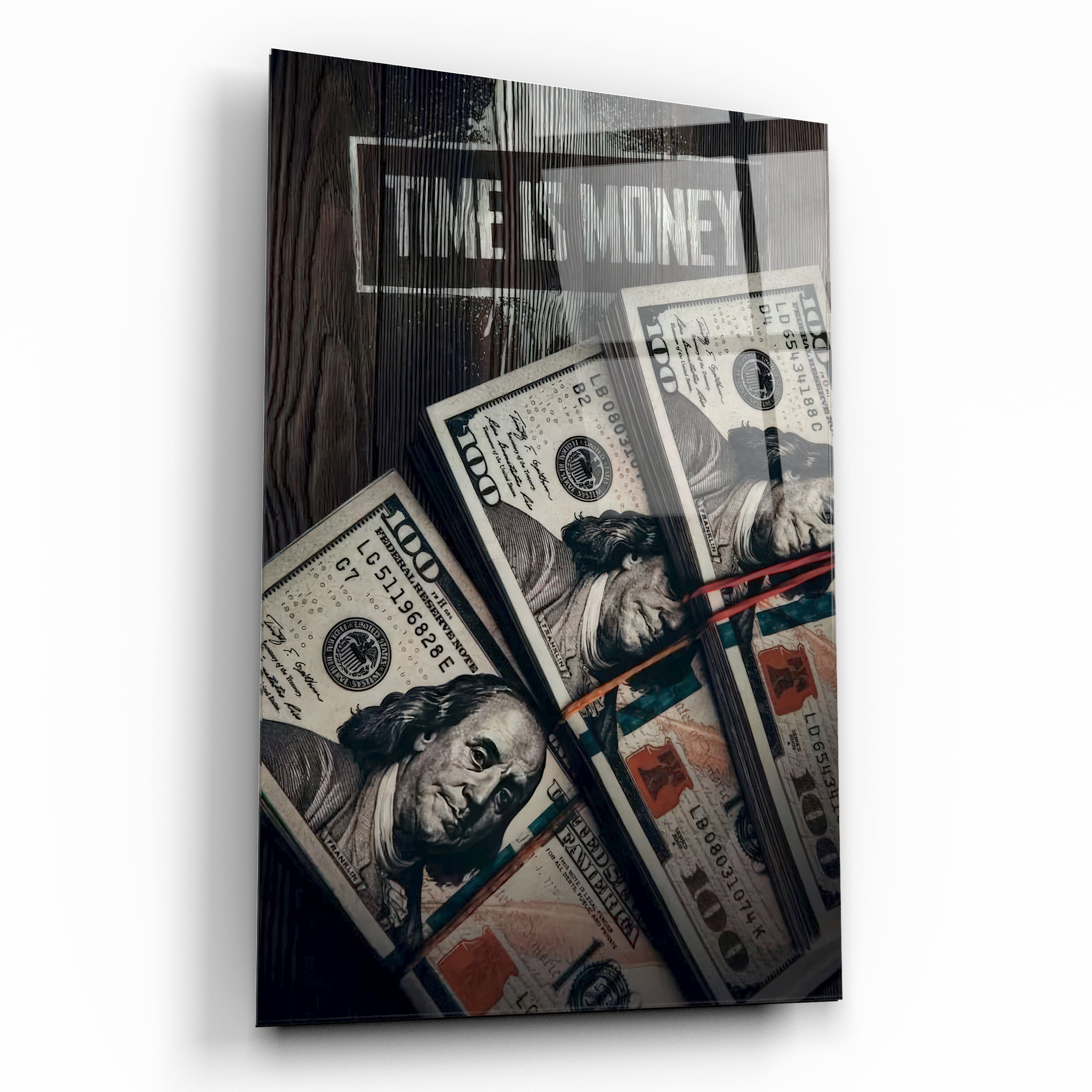 Time İs Money Cam Tablo