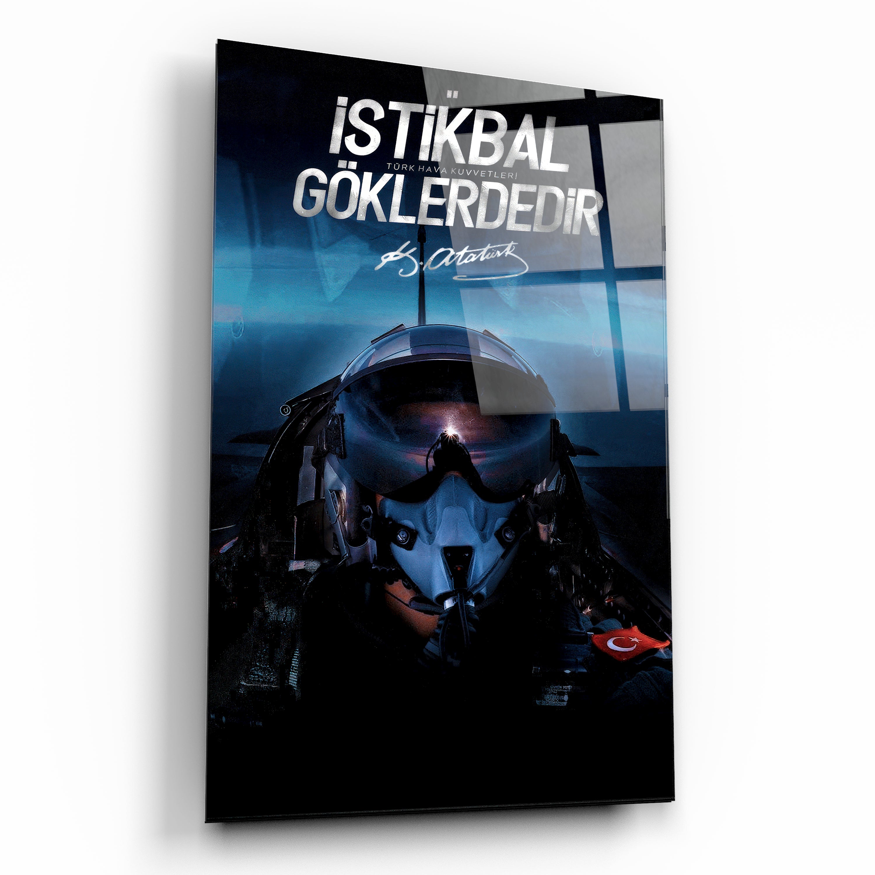 Türkçü Cam Tablo | İstikbal Göklerdedir